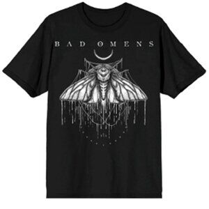 Bad Omens Moth T-Shirt Rock Metal Band Graphic Fan Tee 99